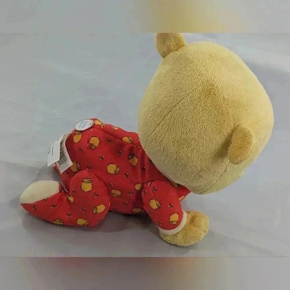 Disney Baby Pooh Bear Touch N Crawl Plush Toy Crawling Sing Talk Just Play - Picture 5 of 7